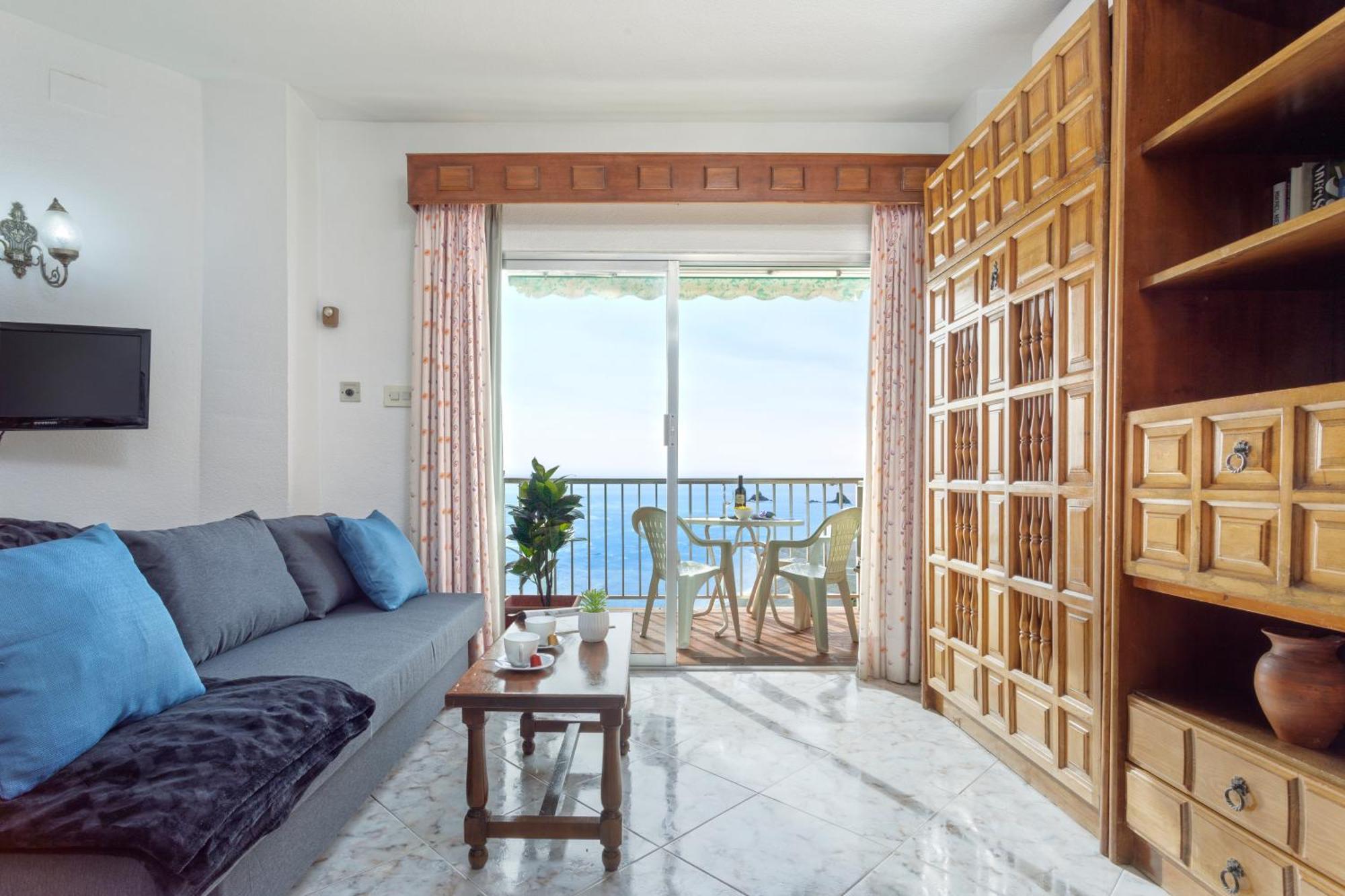 1004 - Beachfront Apartment On El Paseo, 4 Pers - Air Conditionning - Wi-Fi - Smart Tv Almuñécar Extérieur photo